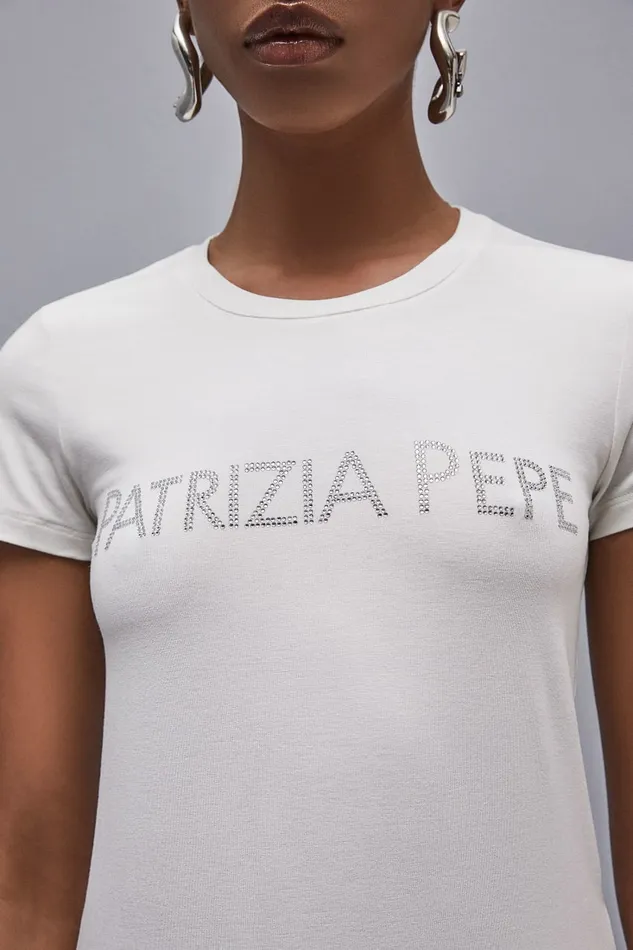 Patrizia Pepe Tops Essential TShirt White 8211 Women