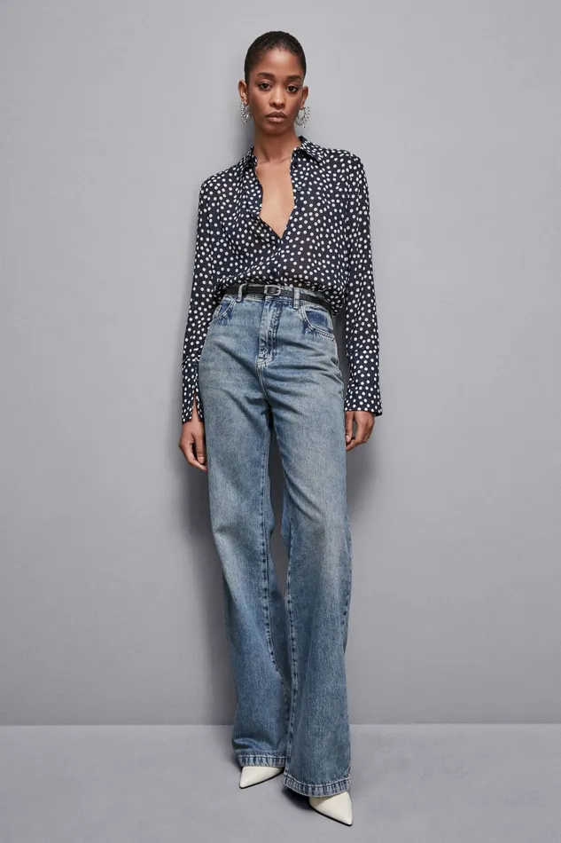 Patrizia Pepe Tops Regular Fit Georgette Shirt Blue 8211 Women