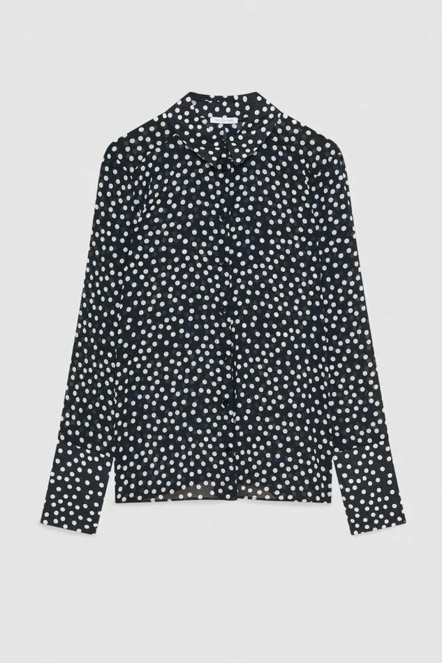 Patrizia Pepe Tops Regular Fit Georgette Shirt Blue 8211 Women