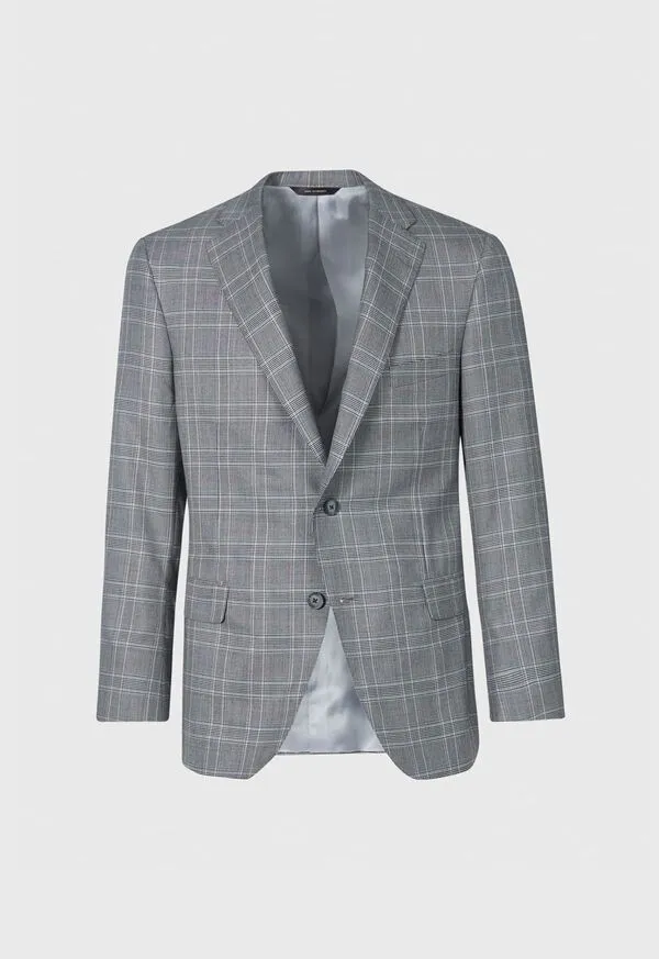 Paulstuart Glen Plaid Cashmere Paul Jacket BlackWhiteNavy Mens Blazers and Jackets Paulstuart Glen Plaid Cashmere Paul Jacket BlackWhiteNavy Mens Blazers and Jackets