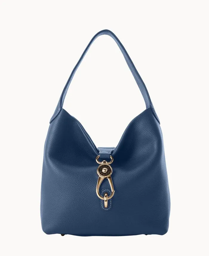 Pebble Grain Small Logo Lock Sac Jeans Woman Dooney and Bourke Shoulder Bags