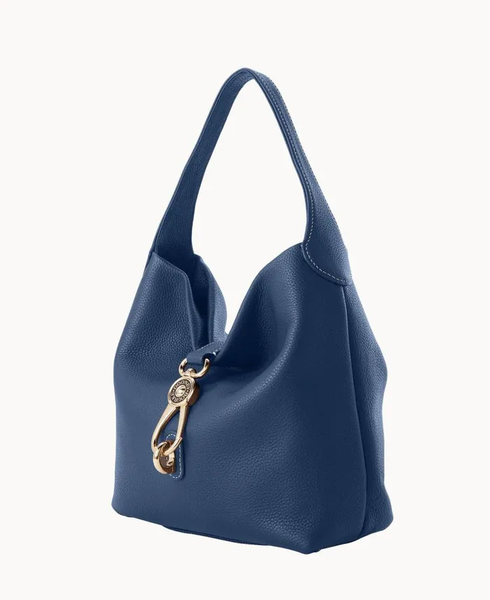 Pebble Grain Small Logo Lock Sac Jeans Woman Dooney and Bourke Shoulder Bags Pebble Grain Small Logo Lock Sac Jeans Woman Dooney and Bourke Shoulder Bags