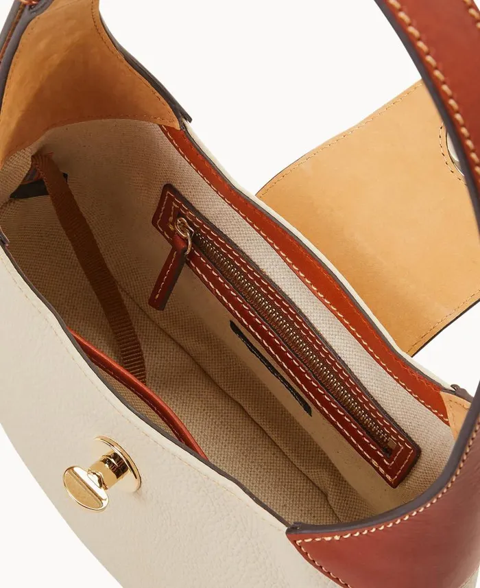 Pebble Turnlock Hobo 26 Bone Woman Dooney and Bourke Shoulder Bags Pebble Turnlock Hobo 26 Bone Woman Dooney and Bourke Shoulder Bags