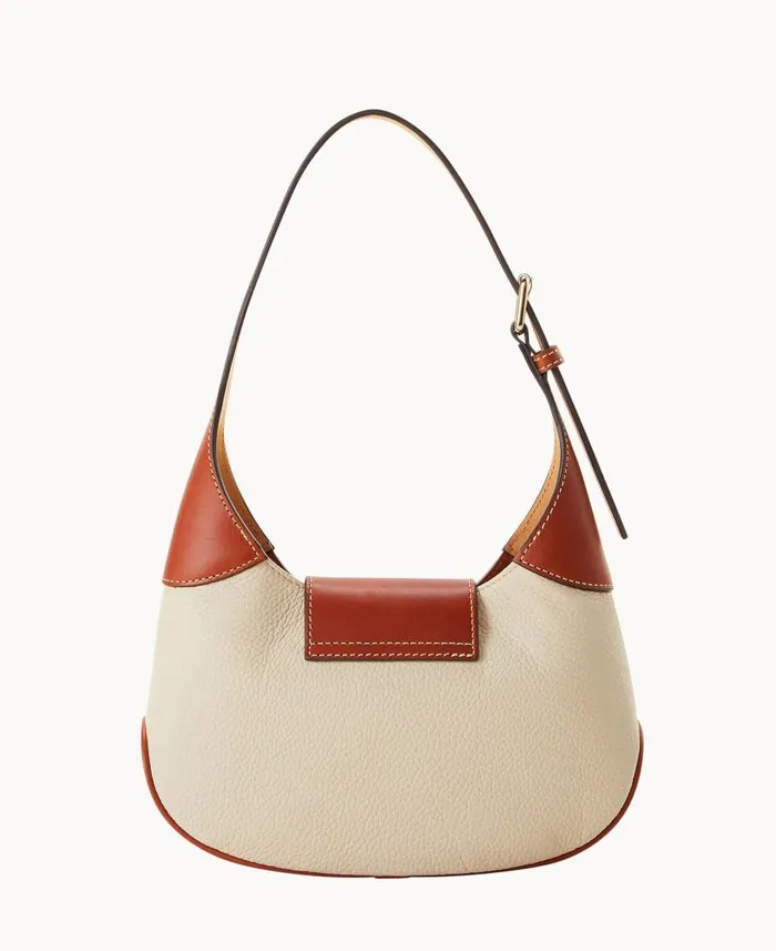 Pebble Turnlock Hobo 26 Bone Woman Dooney and Bourke Shoulder Bags Pebble Turnlock Hobo 26 Bone Woman Dooney and Bourke Shoulder Bags