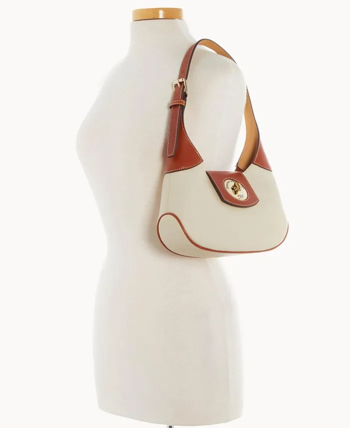 Pebble Turnlock Hobo 26 Bone Woman Dooney and Bourke Shoulder Bags Pebble Turnlock Hobo 26 Bone Woman Dooney and Bourke Shoulder Bags