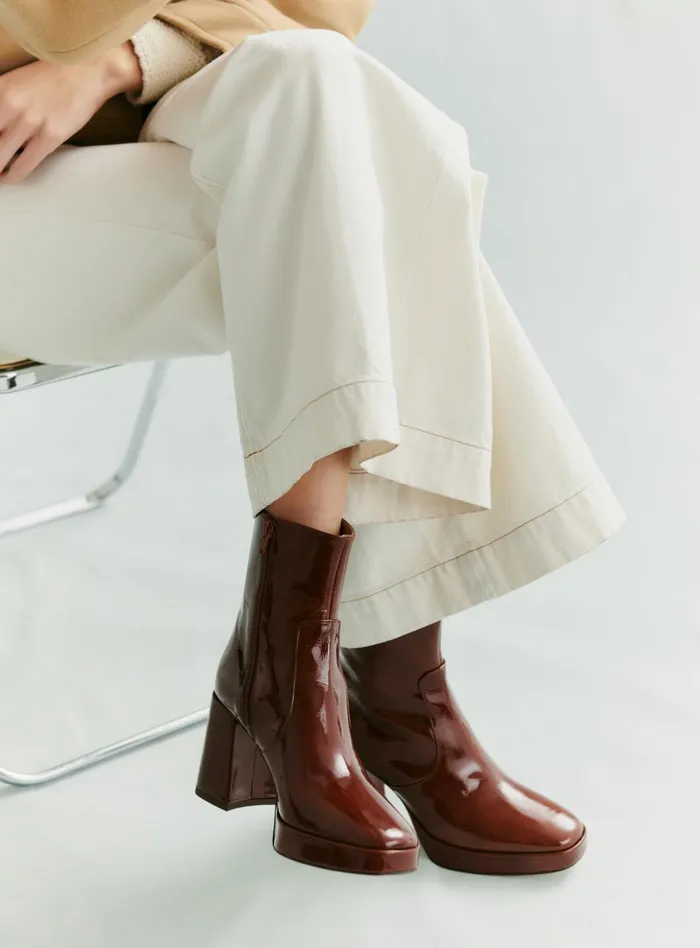 Petite Mendigote Ankle Boots Calypso Ankle Boots Bordeaux 8211 Women