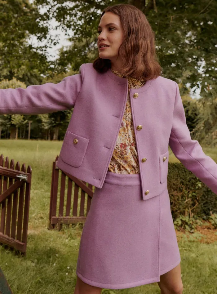 Petite Mendigote Tailors Fw24 Veste Octavie Pink 8211 Women