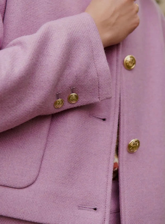 Petite Mendigote Tailors Fw24 Veste Octavie Pink 8211 Women