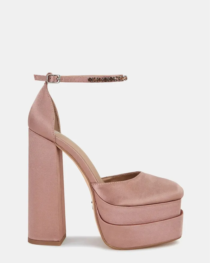 Platforms NOVO Shoes Women ZAGUAR Nude Block Heels