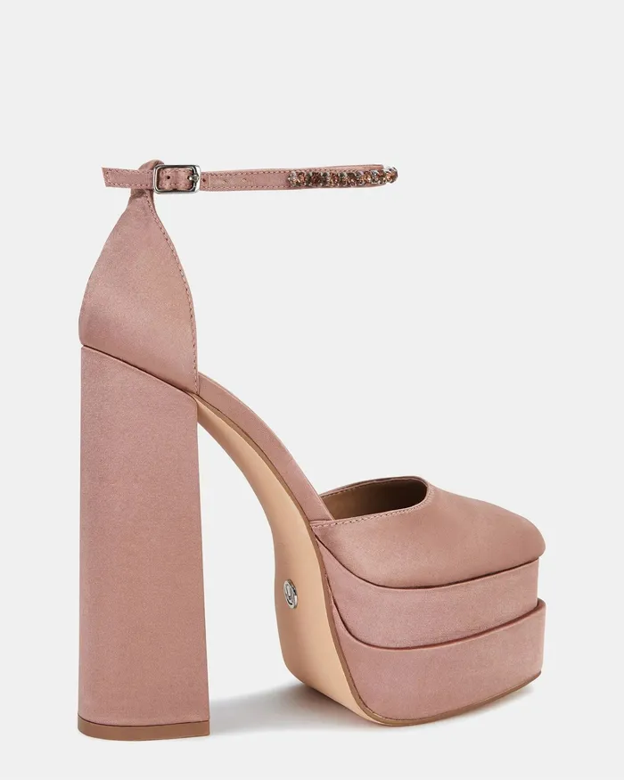 Platforms NOVO Shoes Women ZAGUAR Nude Block Heels