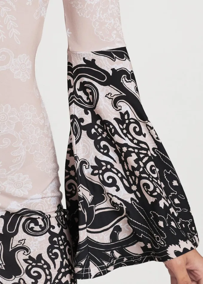 PRINTED BODYCON DRESS Off White Multi Women VENUS Bodycon Dresses