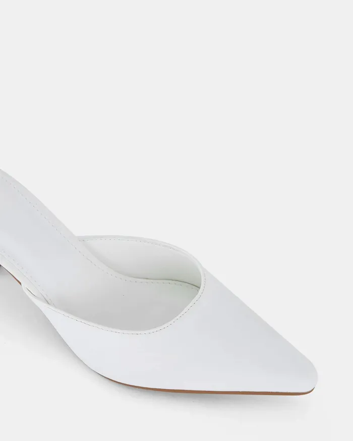 Pumps NOVO Shoes Women IMASHI WHITE Kitten Heels