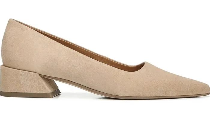 Pumps Women Franco Sarto Sarto Modena Block Heel Pump Nude Leather