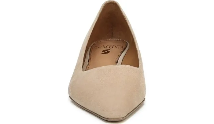 Pumps Women Franco Sarto Sarto Modena Block Heel Pump Nude Leather