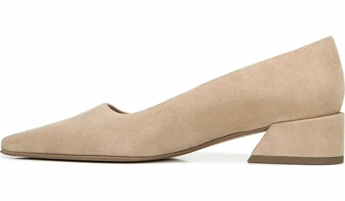 Pumps Women Franco Sarto Sarto Modena Block Heel Pump Nude Leather