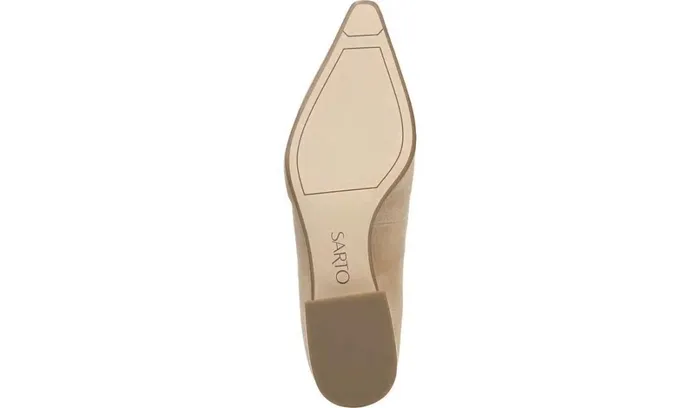Pumps Women Franco Sarto Sarto Modena Block Heel Pump Nude Leather