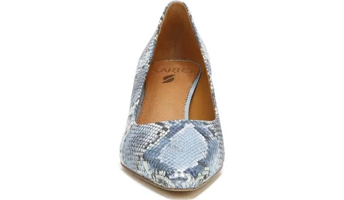 Pumps Women Franco Sarto Sarto Regal Pump Airy Blue Snake Leather