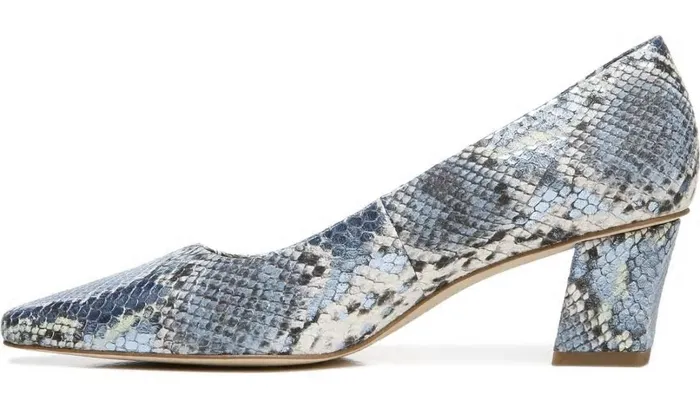 Pumps Women Franco Sarto Sarto Regal Pump Airy Blue Snake Leather