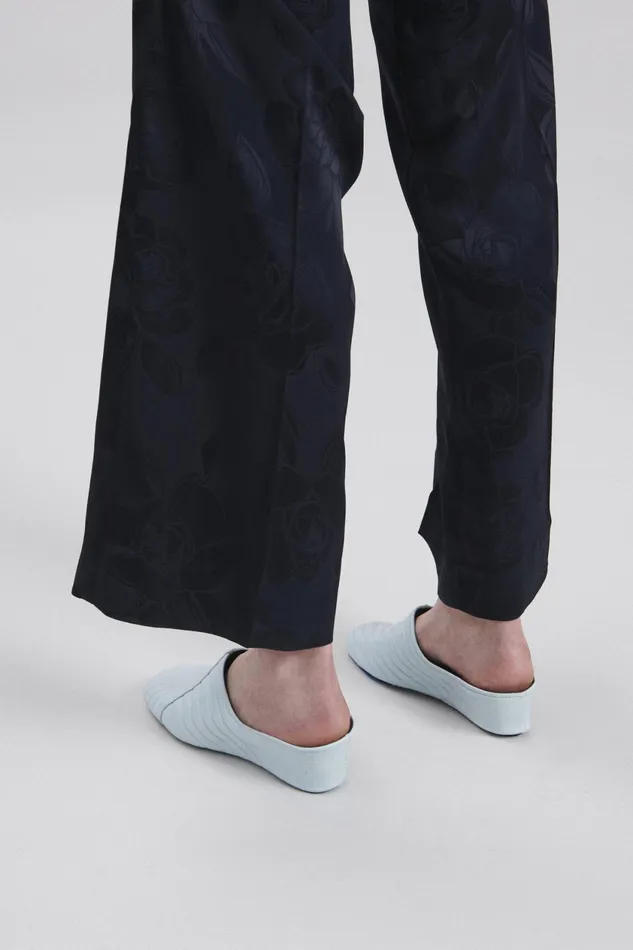 Rachel Comey Flats Loafers Women RC X JL Quilted Slipper Pastel Blue