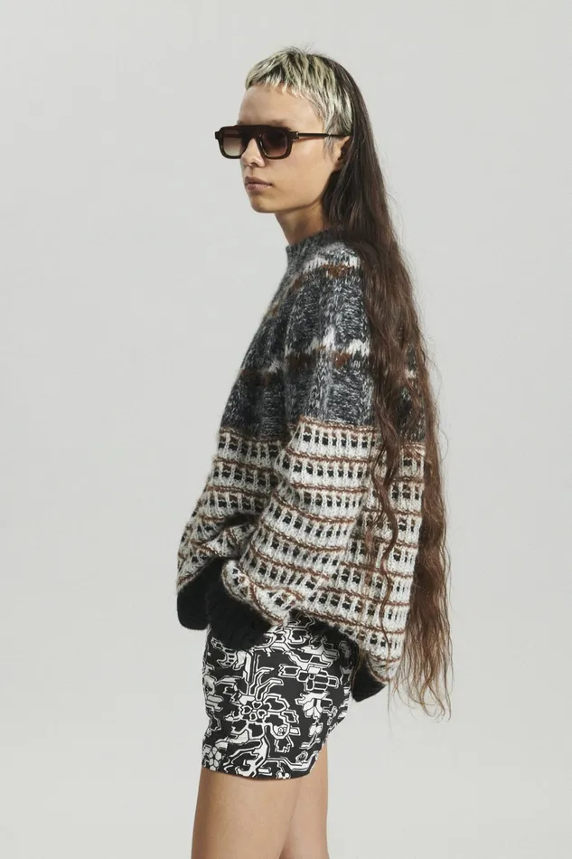 Rachel Comey Knits Women Bernardo Sweater Brown Multi