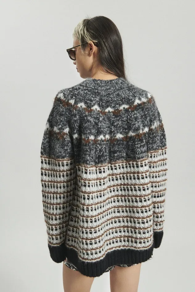 Rachel Comey Knits Women Bernardo Sweater Brown Multi