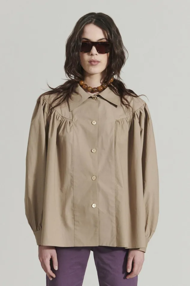 Rachel Comey Shirts Women Ramos Top Mushroom