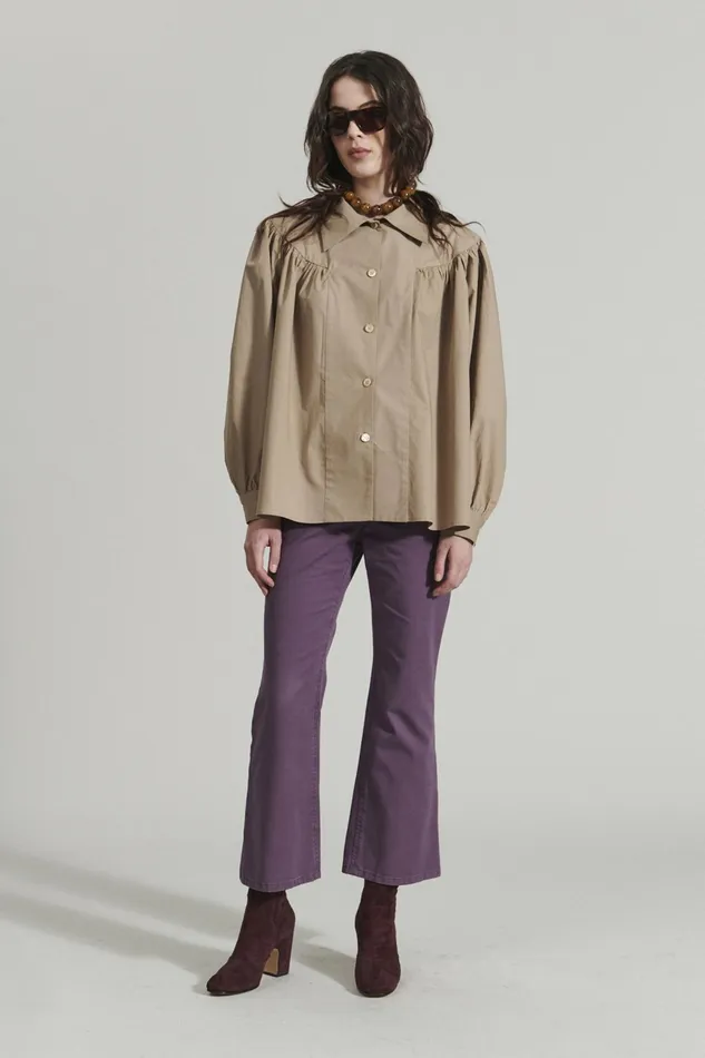 Rachel Comey Shirts Women Ramos Top Mushroom