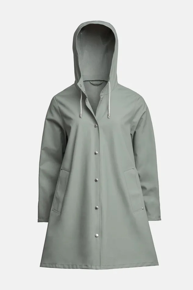 Raincoats Women Stutterheim Mosebacke Lightweight Raincoat Khaki Green
