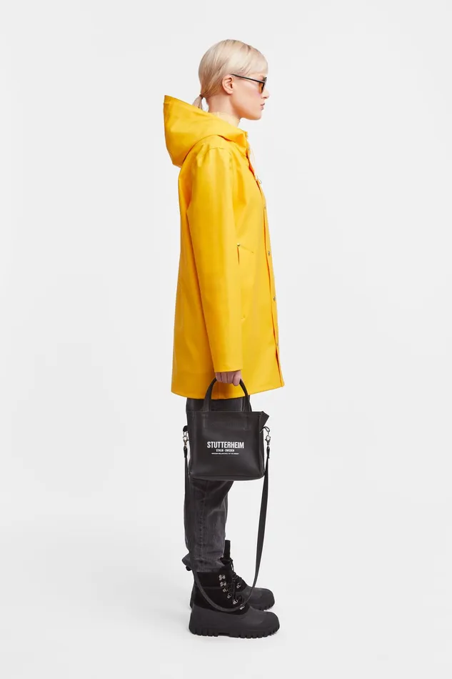 Raincoats Women Stutterheim Stockholm Raincoat Yellow
