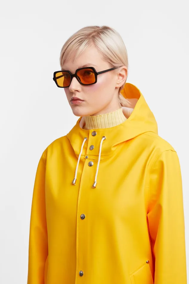 Raincoats Women Stutterheim Stockholm Raincoat Yellow