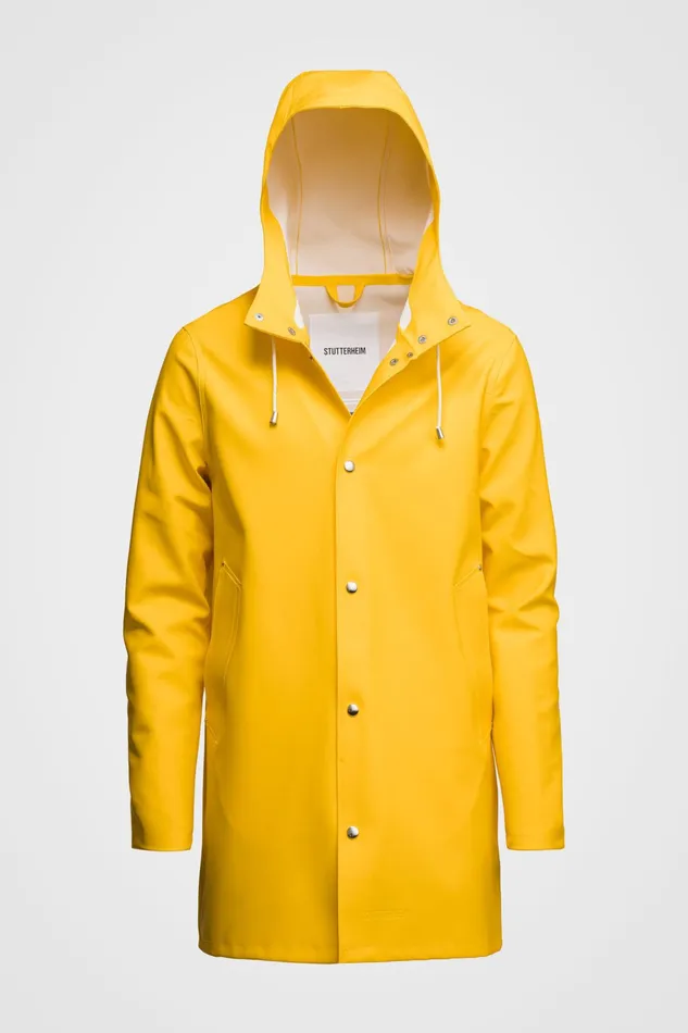 Raincoats Women Stutterheim Stockholm Raincoat Yellow