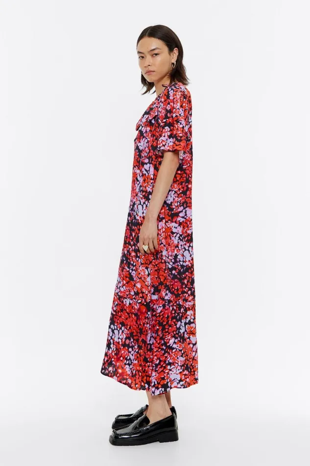 Red Leomimosa Scarf Midi Dress Leomimosa Red Women Bimba Y Lola Dresses And Jumpsuits Red Leomimosa Scarf Midi Dress Leomimosa Red Women Bimba Y Lola Dresses And Jumpsuits