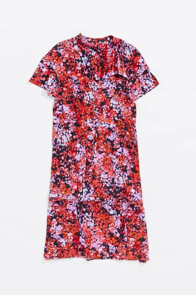 Red Leomimosa Scarf Midi Dress Leomimosa Red Women Bimba Y Lola Dresses And Jumpsuits Red Leomimosa Scarf Midi Dress Leomimosa Red Women Bimba Y Lola Dresses And Jumpsuits