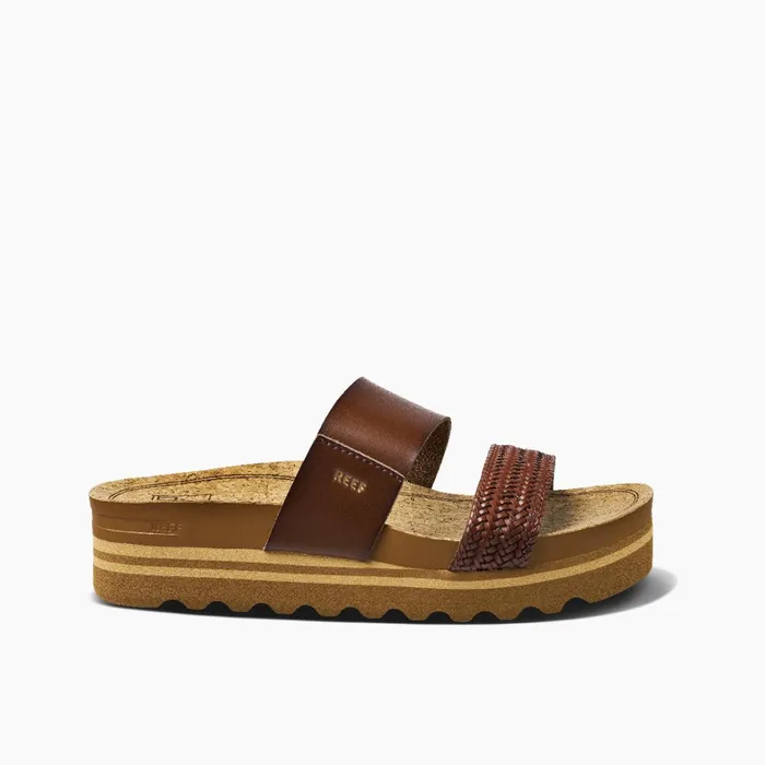 Reef Sandals Cushion Vista Hi Chocolate Braid 8211 Women