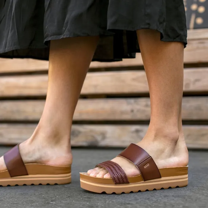 Reef Sandals Cushion Vista Hi Chocolate Braid 8211 Women Reef Sandals Cushion Vista Hi Chocolate Braid 8211 Women