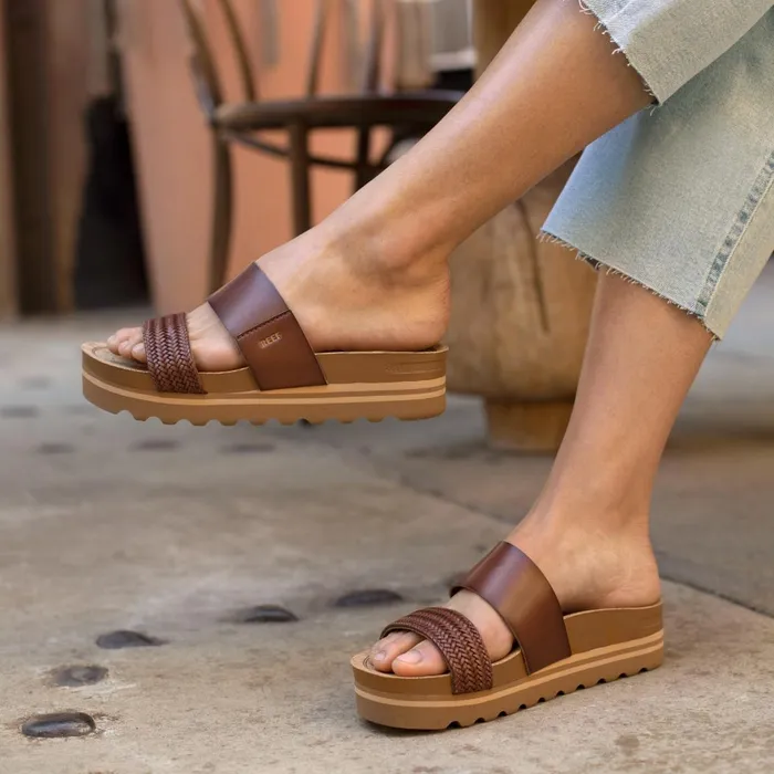 Reef Sandals Cushion Vista Hi Chocolate Braid 8211 Women Reef Sandals Cushion Vista Hi Chocolate Braid 8211 Women