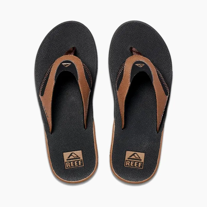Reef Sandals Fanning Black And Tan 8211 Men Reef Sandals Fanning Black And Tan 8211 Men