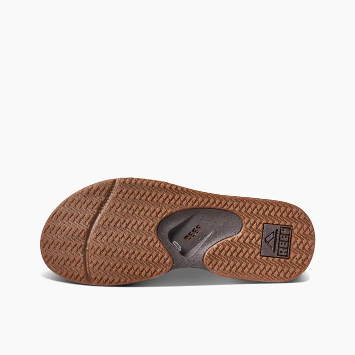 Reef Sandals Leather Fanning Dark Brown 8211 Men Reef Sandals Leather Fanning Dark Brown 8211 Men