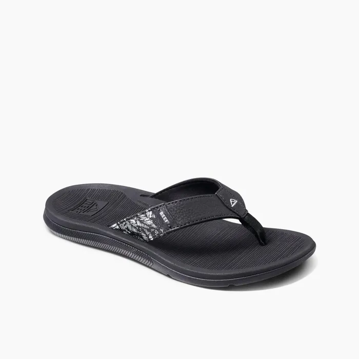 Reef Sandals Santa Ana Blackwhite 8211 Women