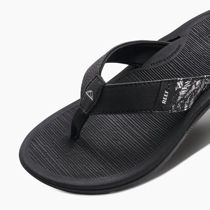 Reef Sandals Santa Ana Blackwhite 8211 Women
