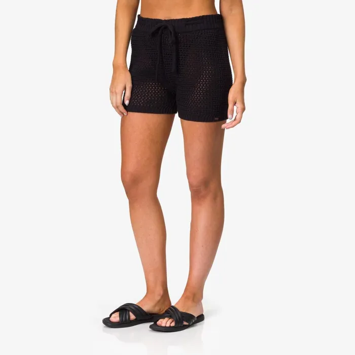 Reef Shorts Pants and Skirts Mika Sweater Short Caviar 8211 Women