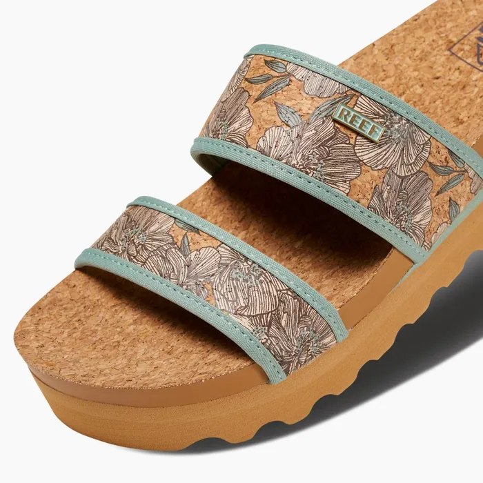 Reef Slides Cushion Vista Hi Frosty Cork 8211 Women Reef Slides Cushion Vista Hi Frosty Cork 8211 Women
