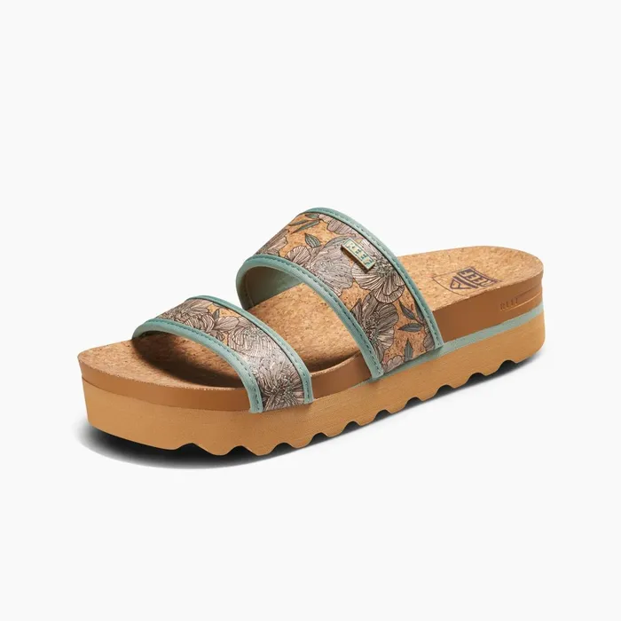 Reef Slides Cushion Vista Hi Frosty Cork 8211 Women Reef Slides Cushion Vista Hi Frosty Cork 8211 Women
