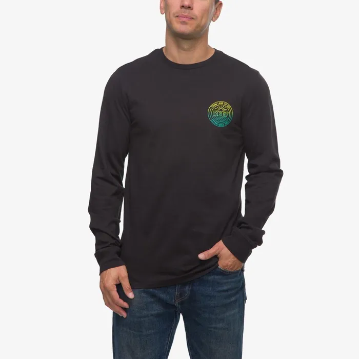Reef TShirts and Shirts Bowl Long Sleeve Tee Caviar 8211 Men Reef TShirts and Shirts Bowl Long Sleeve Tee Caviar 8211 Men