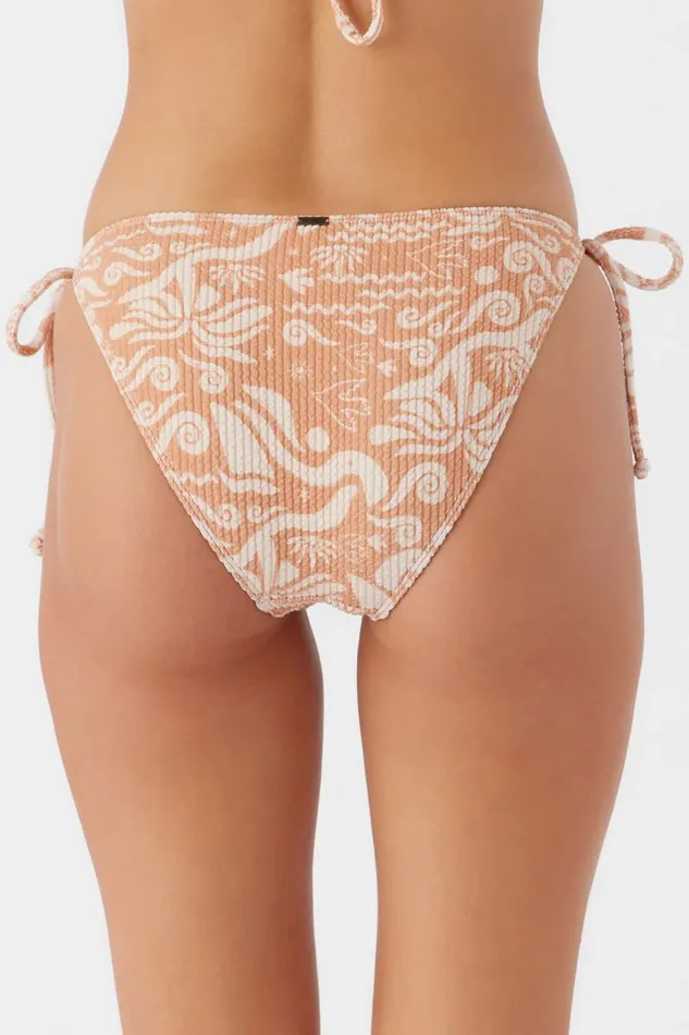 ROAM SLOW RIB MARACAS TIE SIDE BOTTOMS Toasted Nut Women O039NEILL Swim