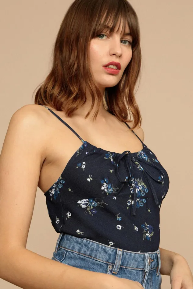 Rouje DARIUS Top Marine Bouquet Du Sud Women Tshirts and Tank Tops