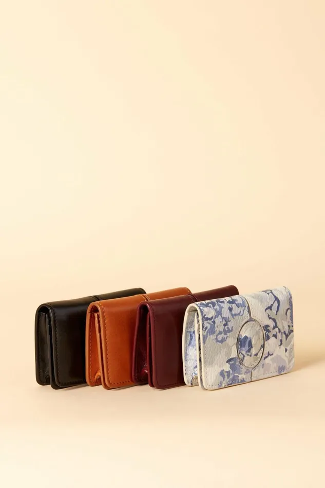 Rouje KIKI Wallet Nappa Noir Women Small Leather Goods
