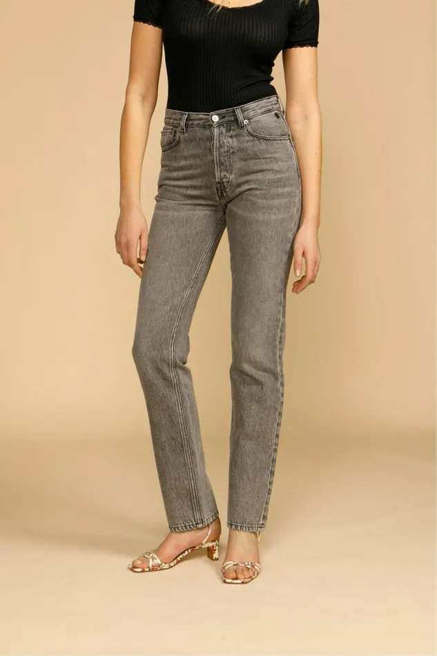 Rouje MONTMARTRE Jeans Noir Vintage Wash Women Pants