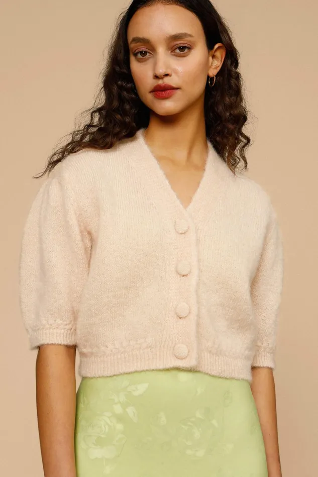 Rouje NONO Cardigan Pche Uni Women Knits