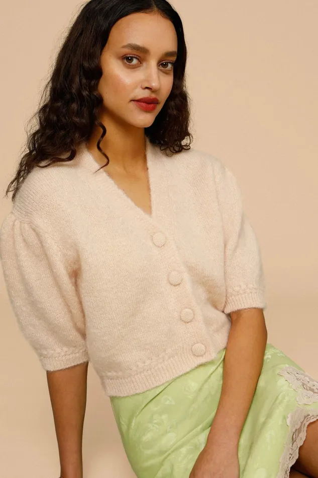 Rouje NONO Cardigan Pche Uni Women Knits